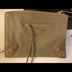 Balenciaga Clutch Bag Leather